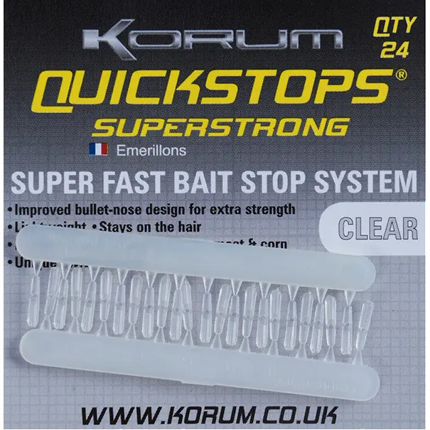 Wirbel Korum Quickstops (x24)