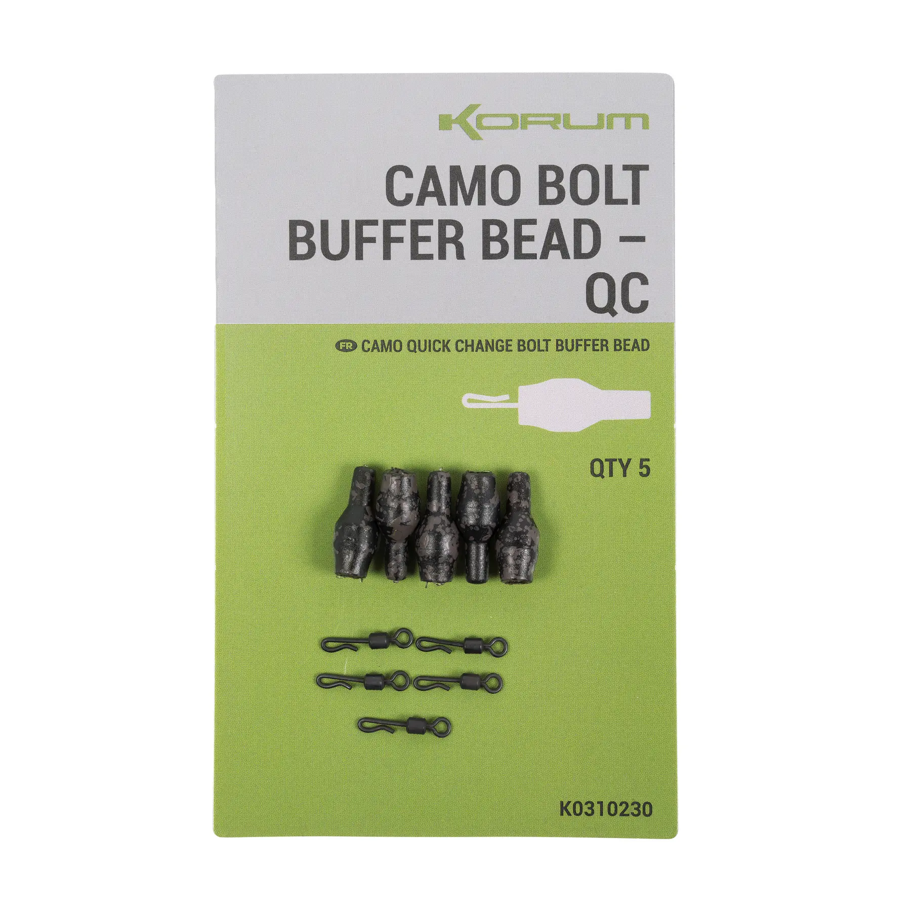 Perlen Korum Camo Bolt Buffer Bead - Qc