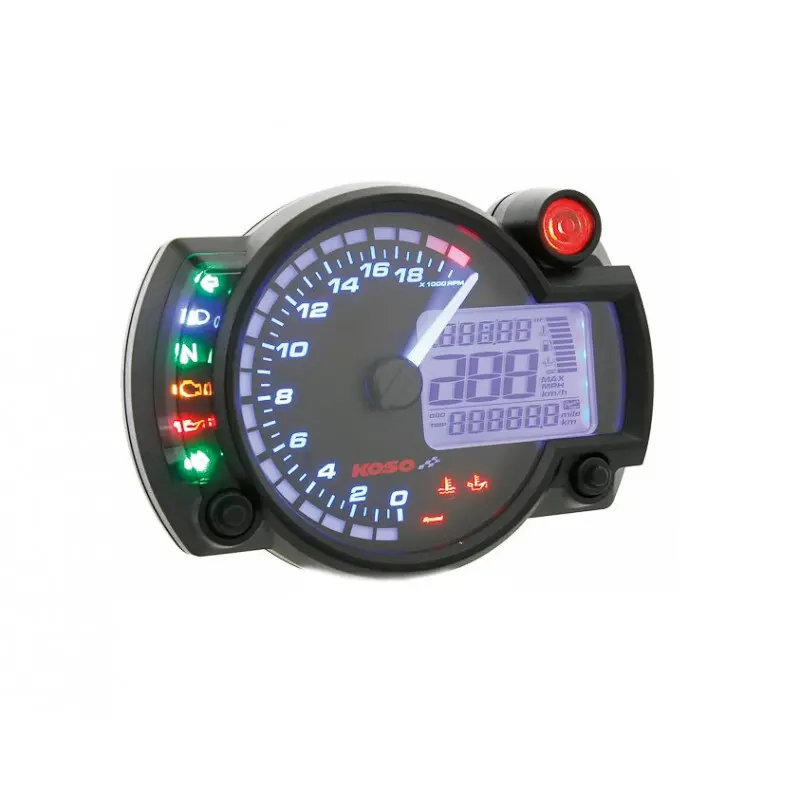Toerenteller motorfiets Koso RX2N 18000tr/mn GP STYLE