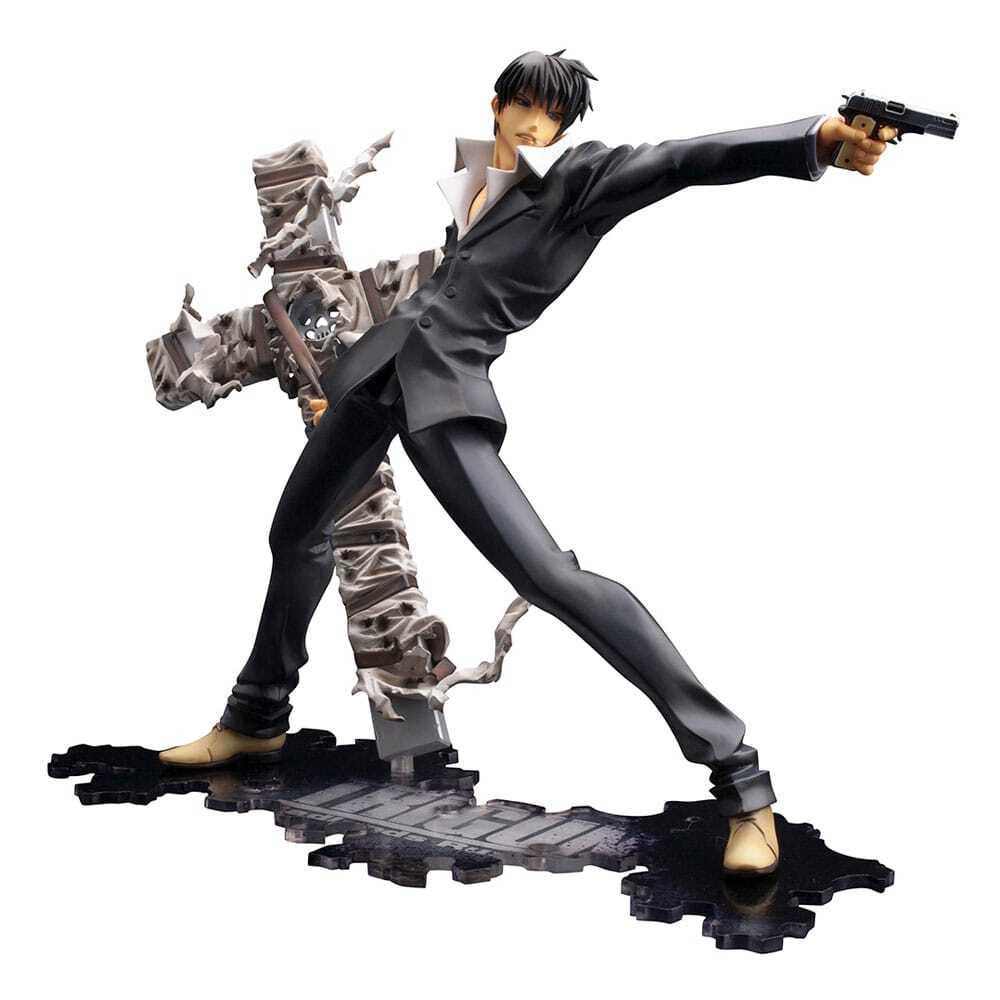 4934054058266 - PVC-Figurine Trigun Badlands Rumble ARTFX J Nicholas D Wolfwood Renewal Package Version