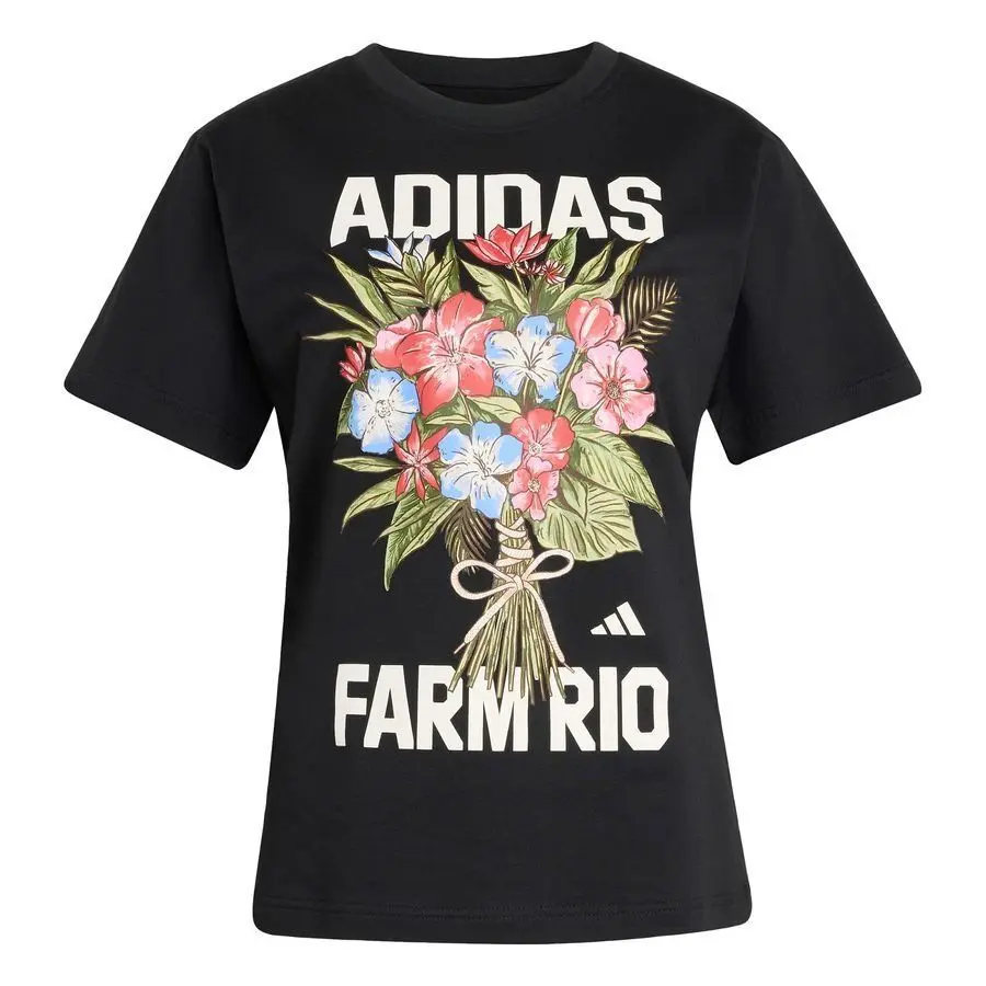 Damen Grafik T-Shirt adidas X Farm Rio