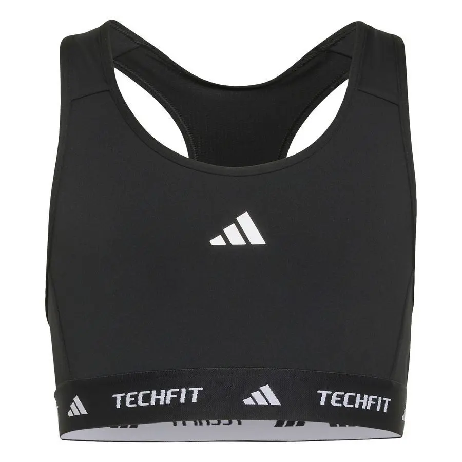Adidas Girls Noir 'S Sports Bra Techfit Primelift React