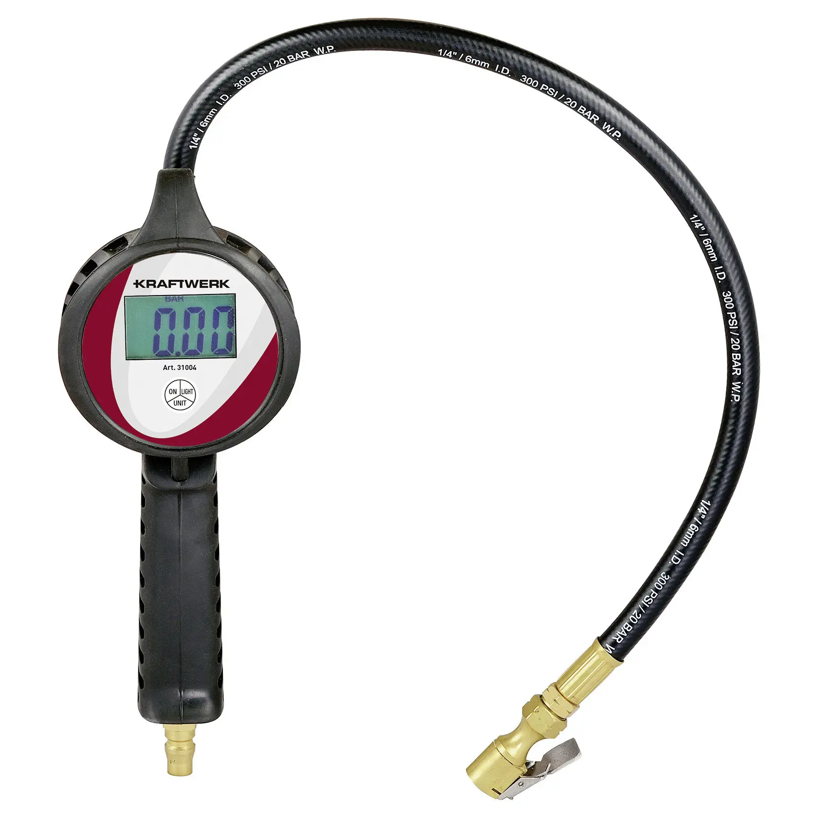 Gonfleur für Reifen mit Manometer Kraftwerk Digital