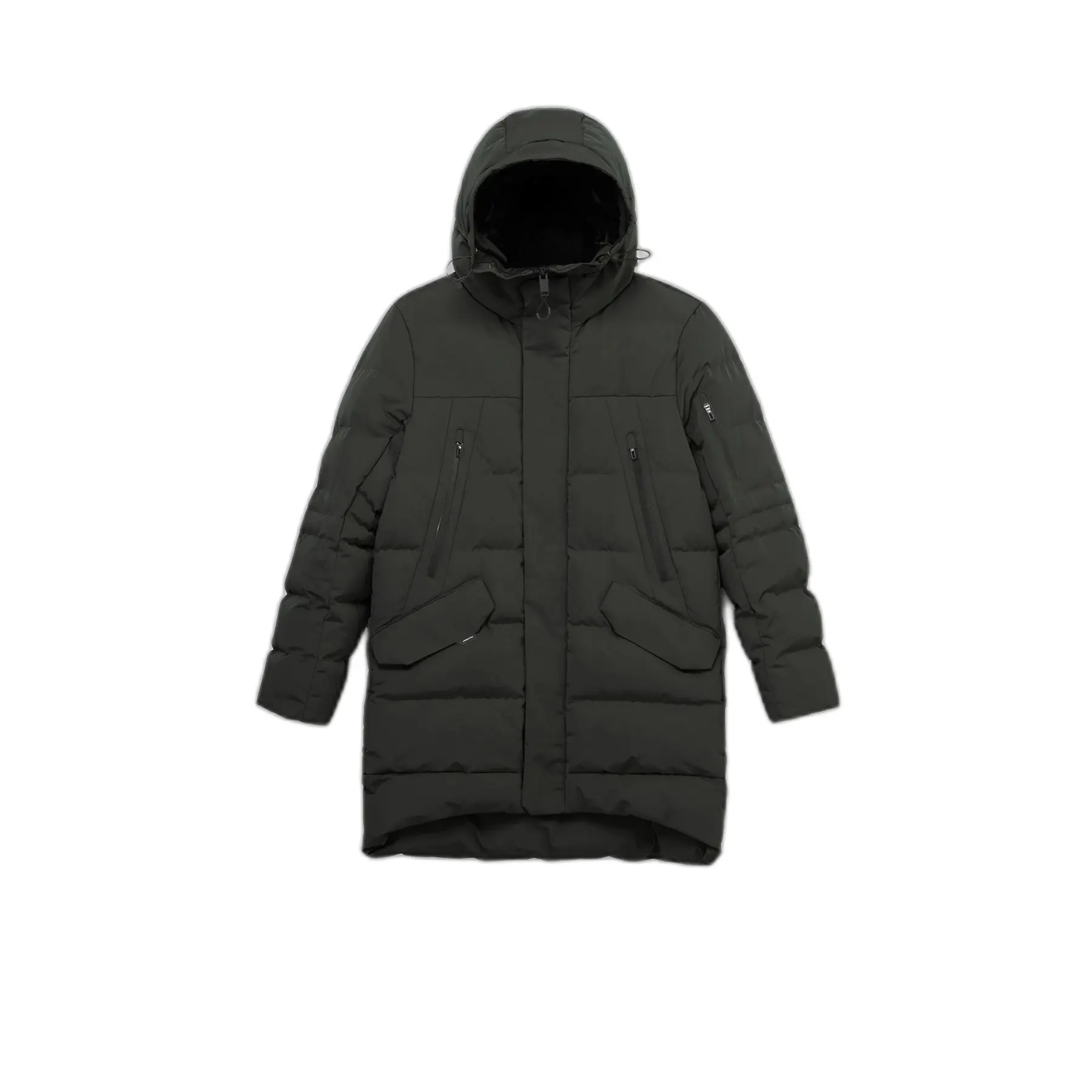 8720704095165 - Hüftlange Daunenjacke mit Kapuze Strofo