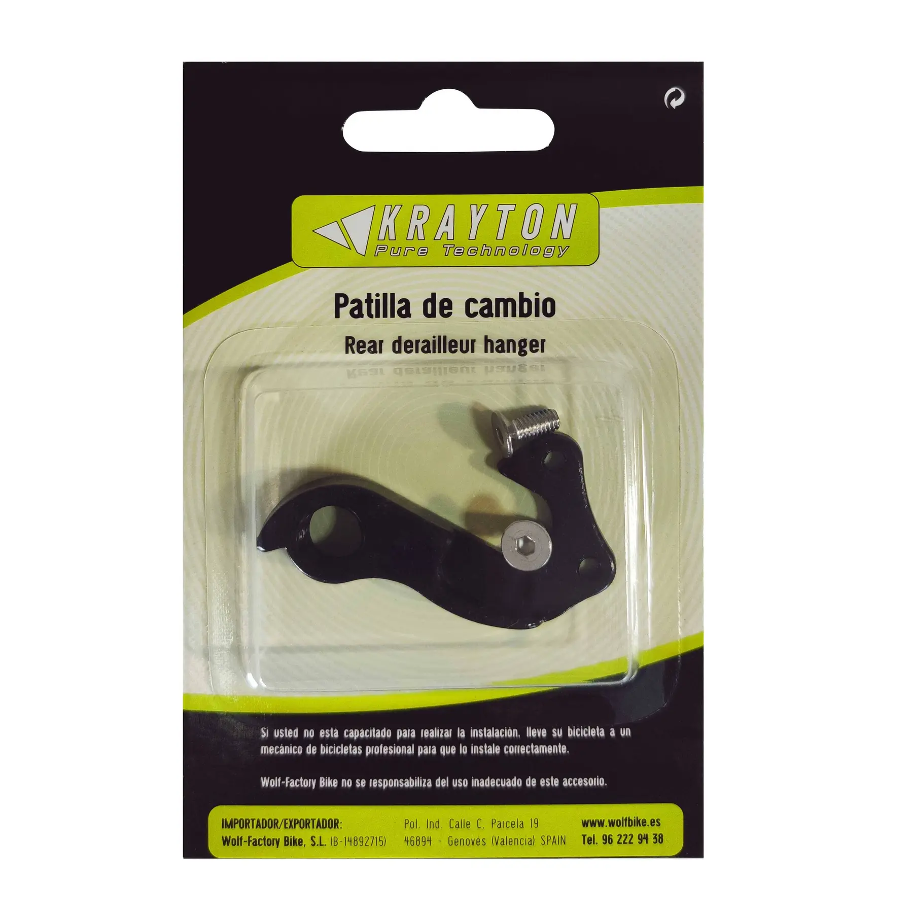 Krayton Ausfallende des Schaltwerks Specialized Unisex