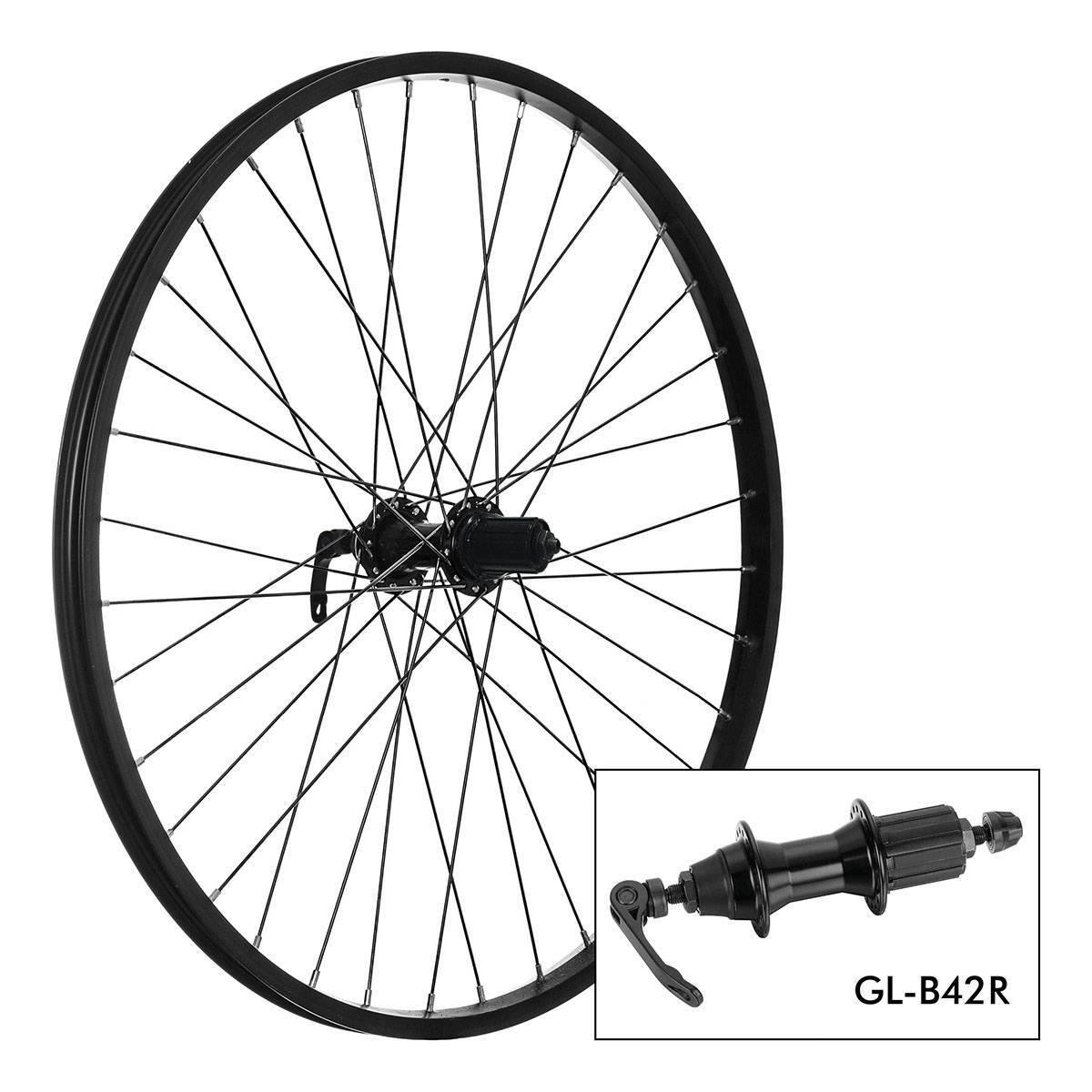 Velo Store - UK Rear wheel Krayton B42R 9x135 V-Brake alum. noir Casette | Extra 10% off with Subscription, Postage £16.79 to UK Fedex.