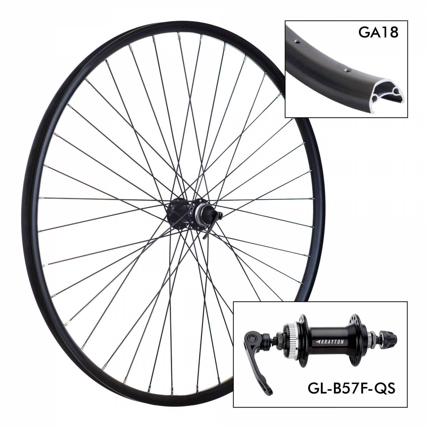 Velo Store - UK Bike wheel Krayton D. KR-18 36H - B57F 9x100 | Extra 10% off with Subscription, Postage £16.79 to UK Fedex.