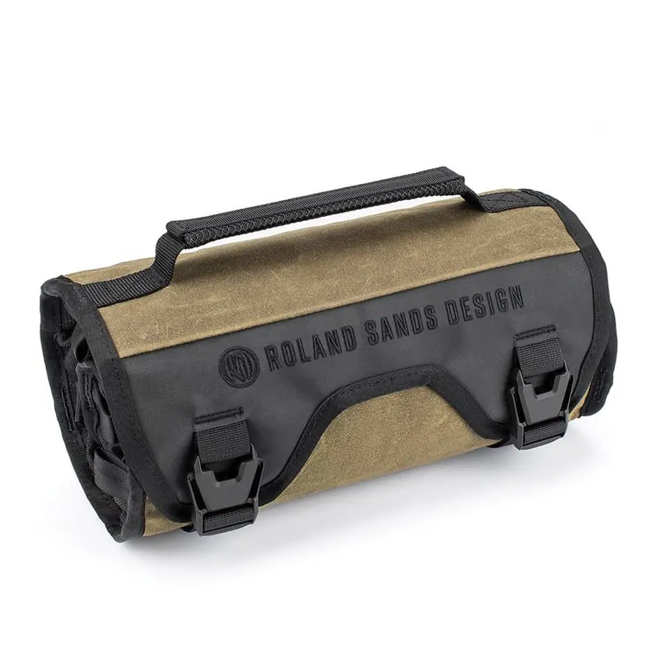 Sacoche Ã  outils Roland Sands Design X Kriega Tool Roll Roam marron/n