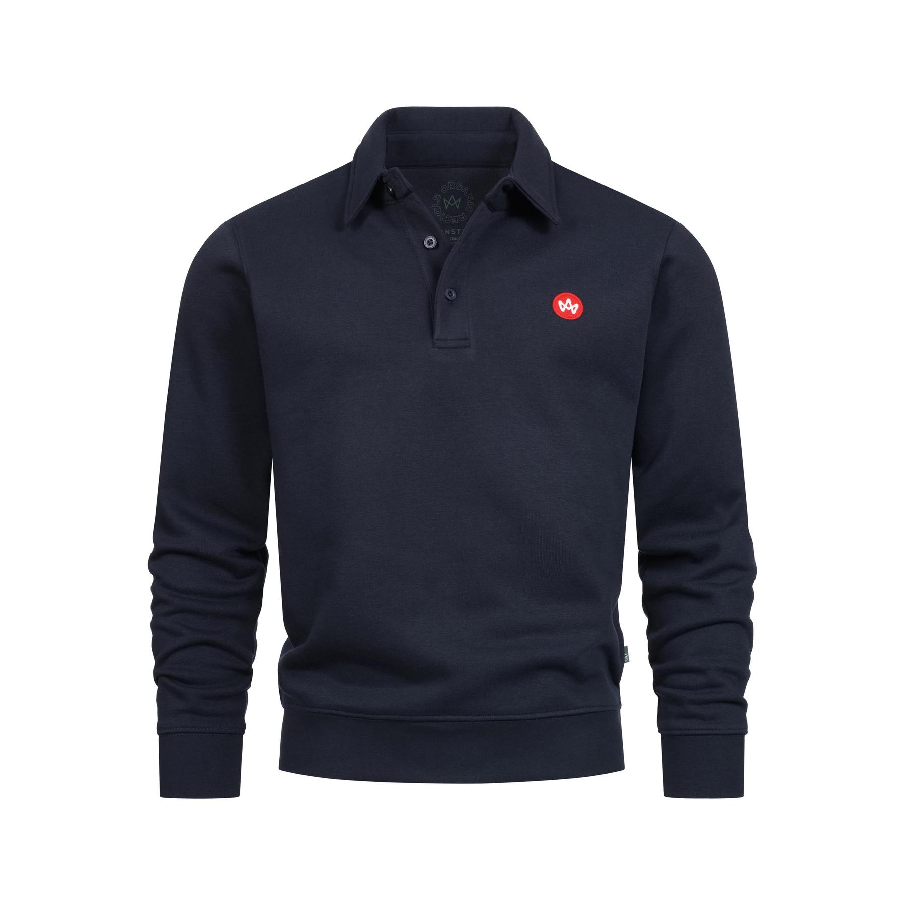 5715553744398 - Biologisch unbedruckter Baumwoll-Sweatshirt mit langen Ärmeln Lars