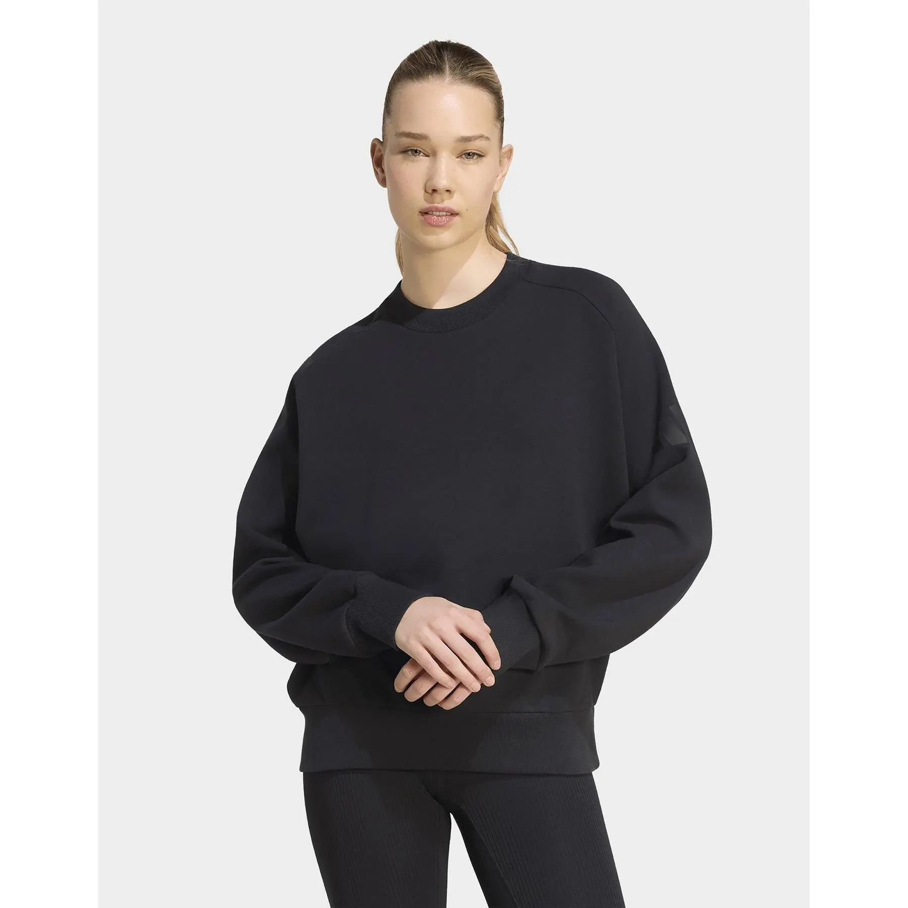 Sweatshirt, weit geschnitten, Damen adidas Soft Lux