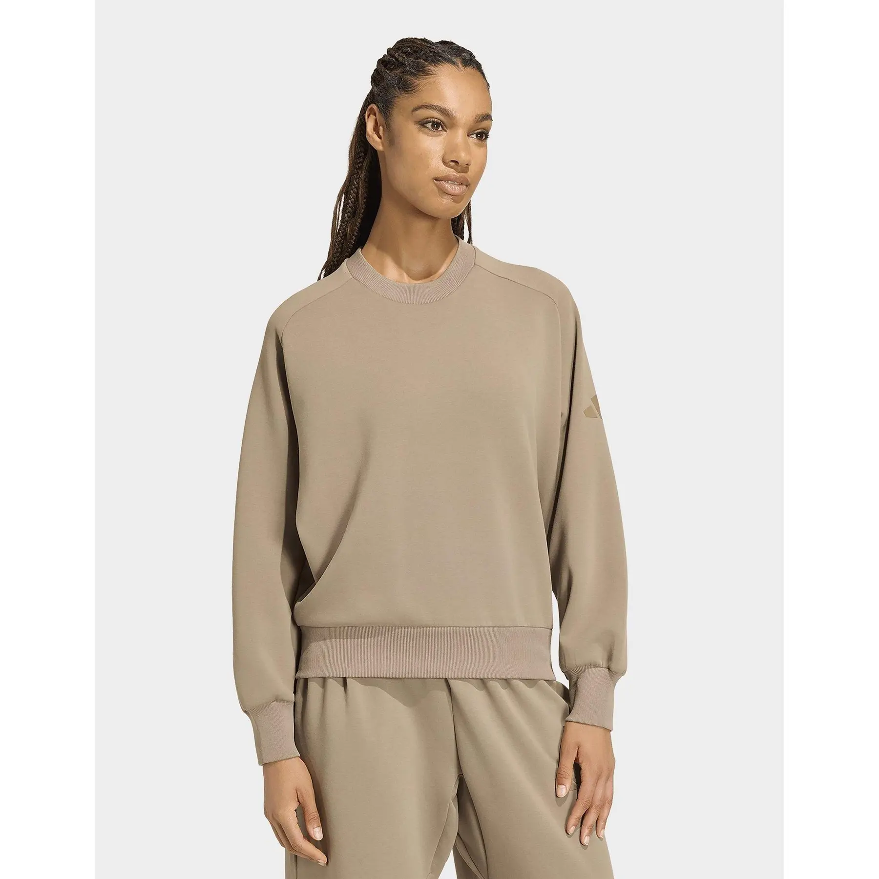 Felpa aderente da donna adidas Soft Lux