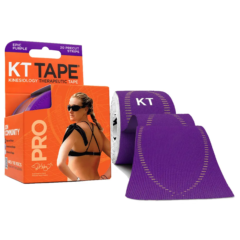 Kt Tape Unisex Violet Kinesiology Band Tape Precut