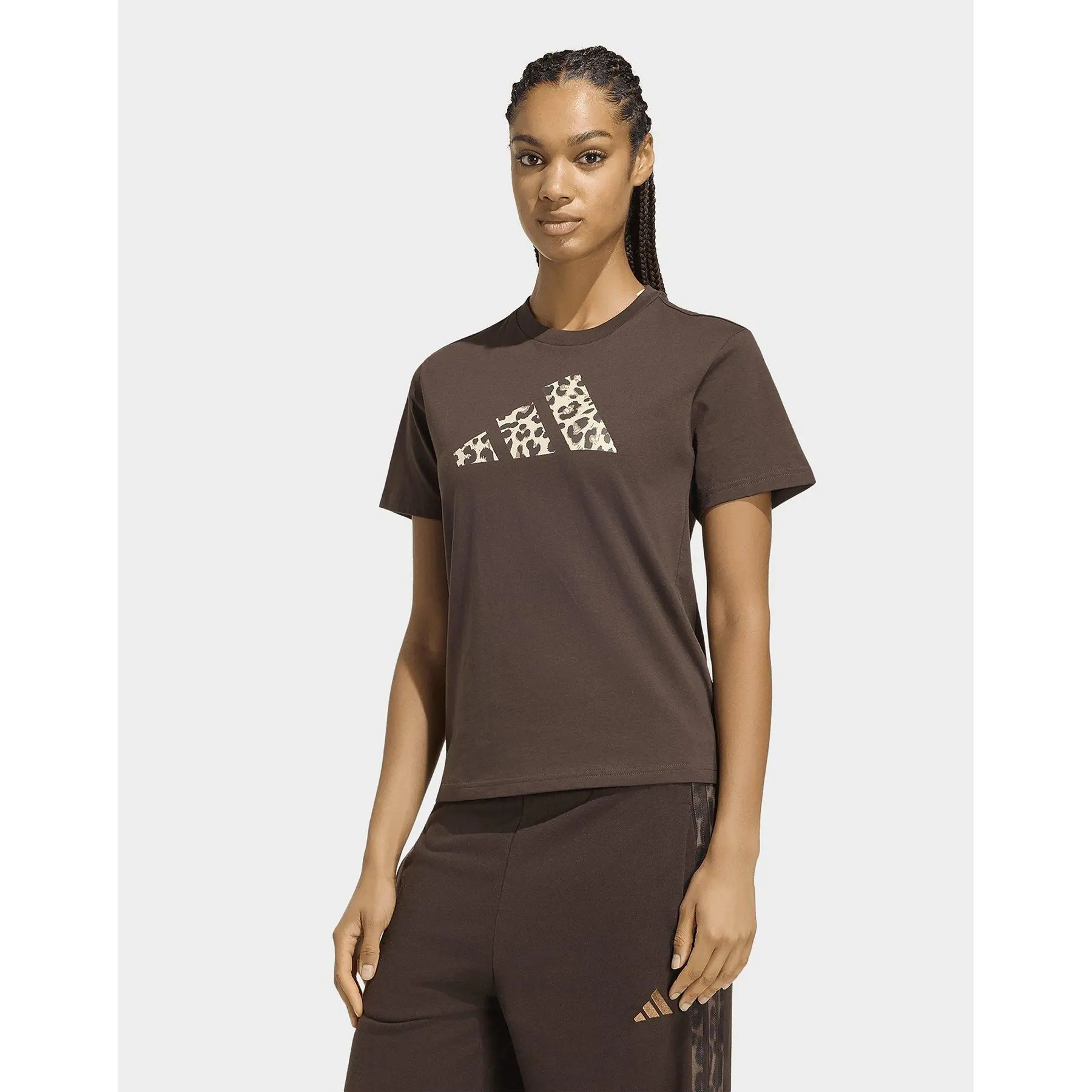 Damen T-Shirt adidas Animal