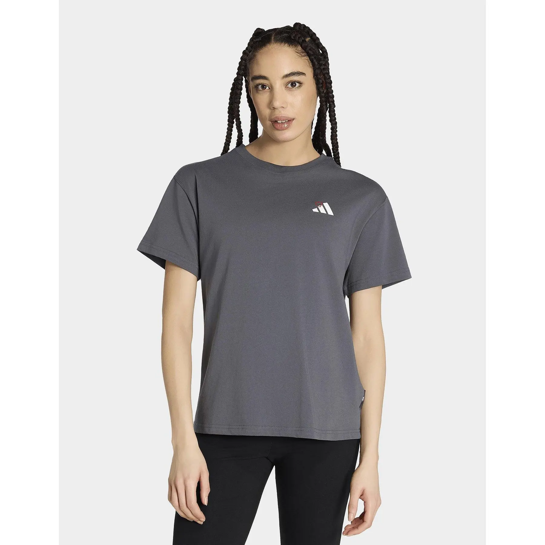 T-Shirt mit Stickerei für Frauen adidas