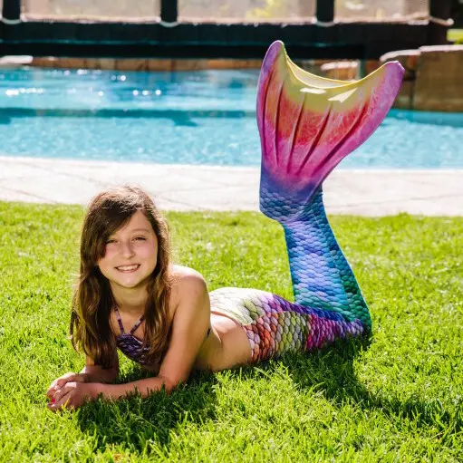 8435554405742 - Meerjungfrauenkostüm mit Monoflosse Kuaki Mermaids