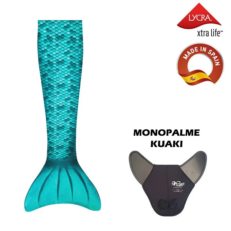 8435554405810 - Meerjungfrauenkostüm mit Monoflosse Kuaki Mermaids