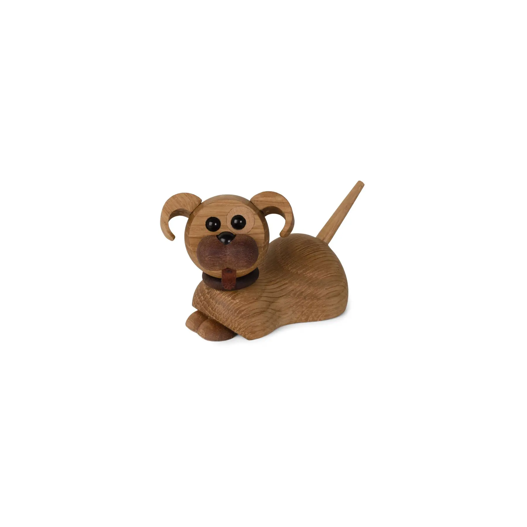 5713487062847 - Coco - Liegender Hund Holzfigur