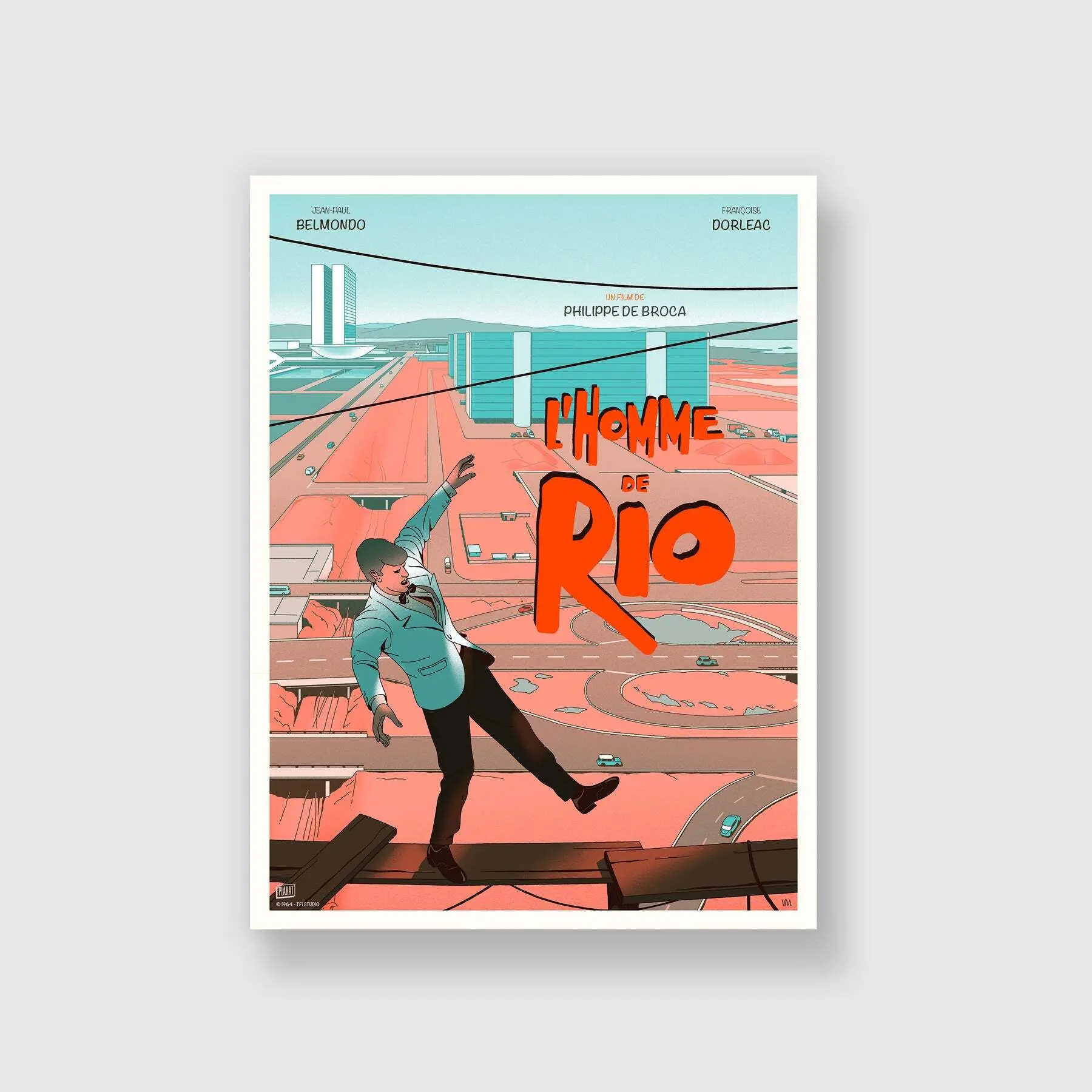 3770015934474 - Poster Lhomme De Rio (C)