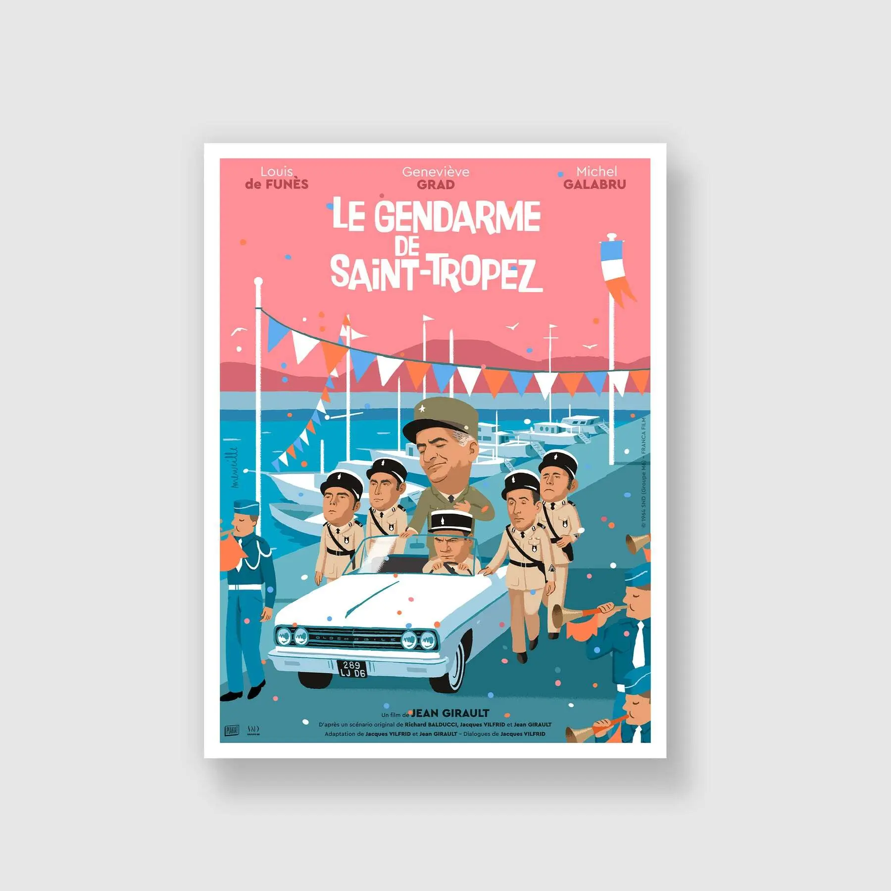 3770015934382 - Poster Le Gendarme (C)