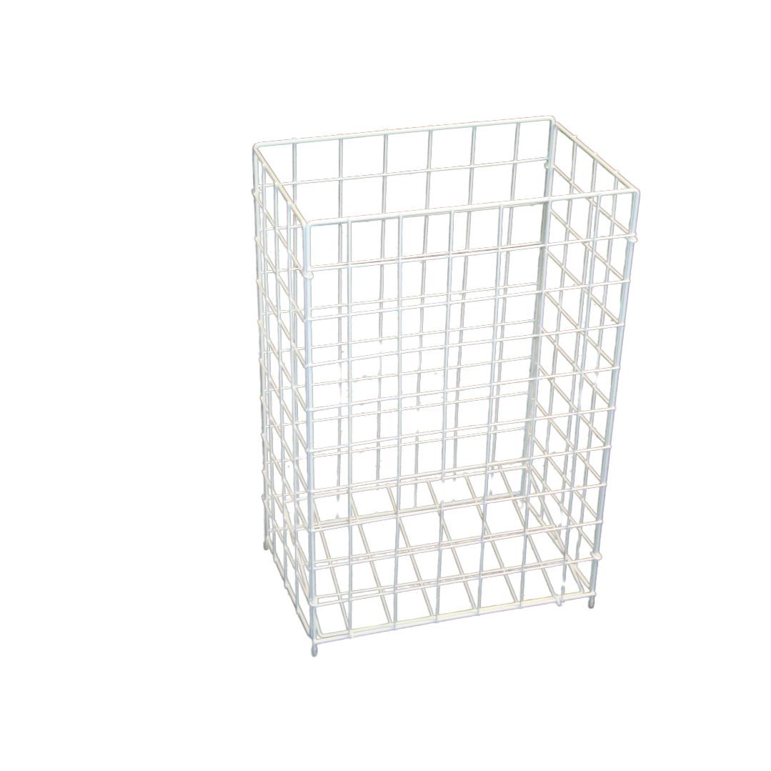 4000883990913 - Drahtgitter Papierkorb Sammelkorb 2340013 60 Liter weiß 4000883990913 Fripa