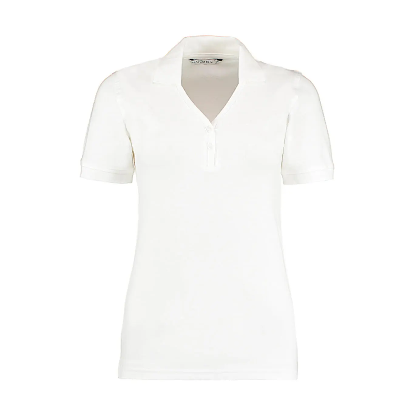 Women's V-neck Polo Kustom Kit ComfortecÂ®