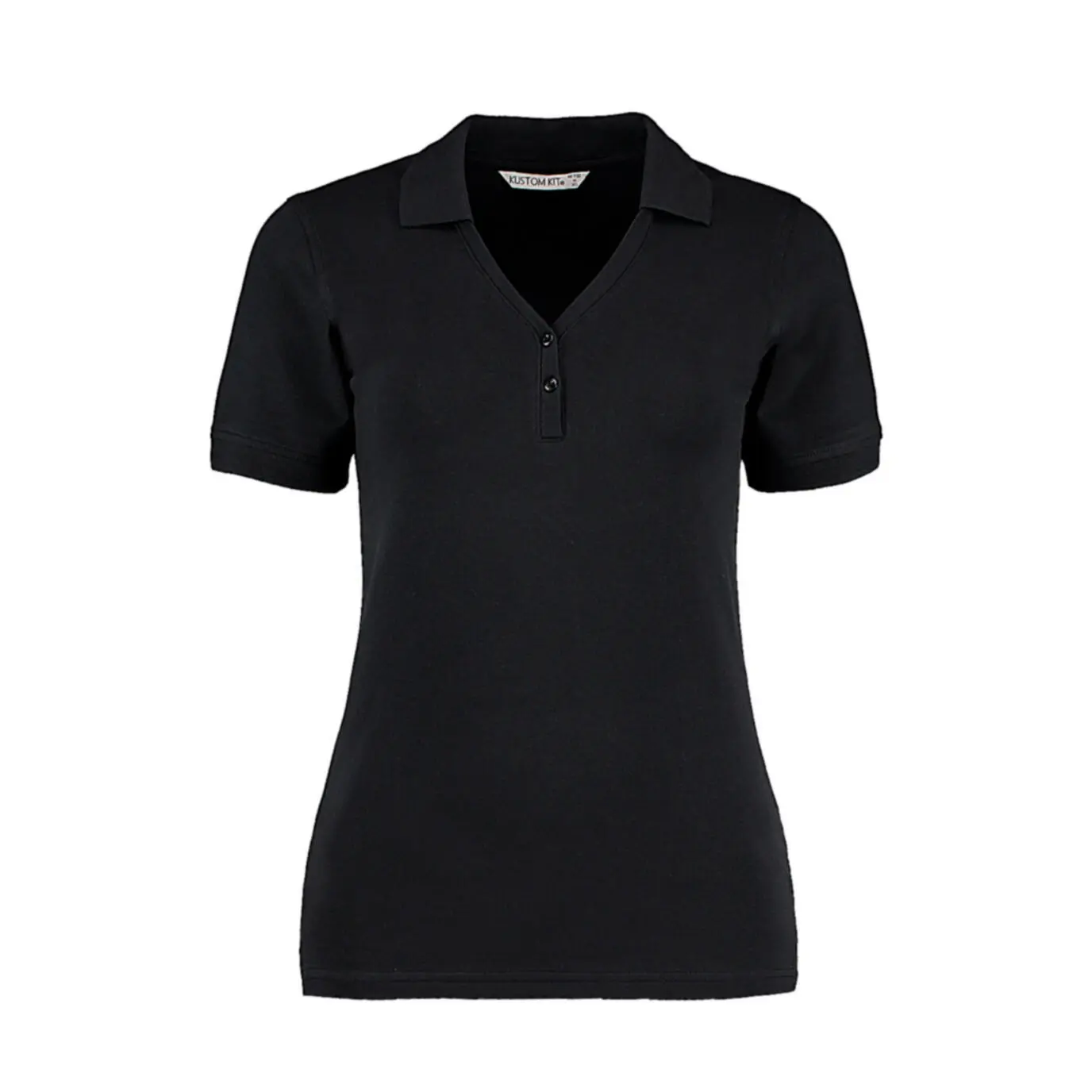 Image of V-Ausschnitt Polo für Damen Kustom Kit Comfortec®