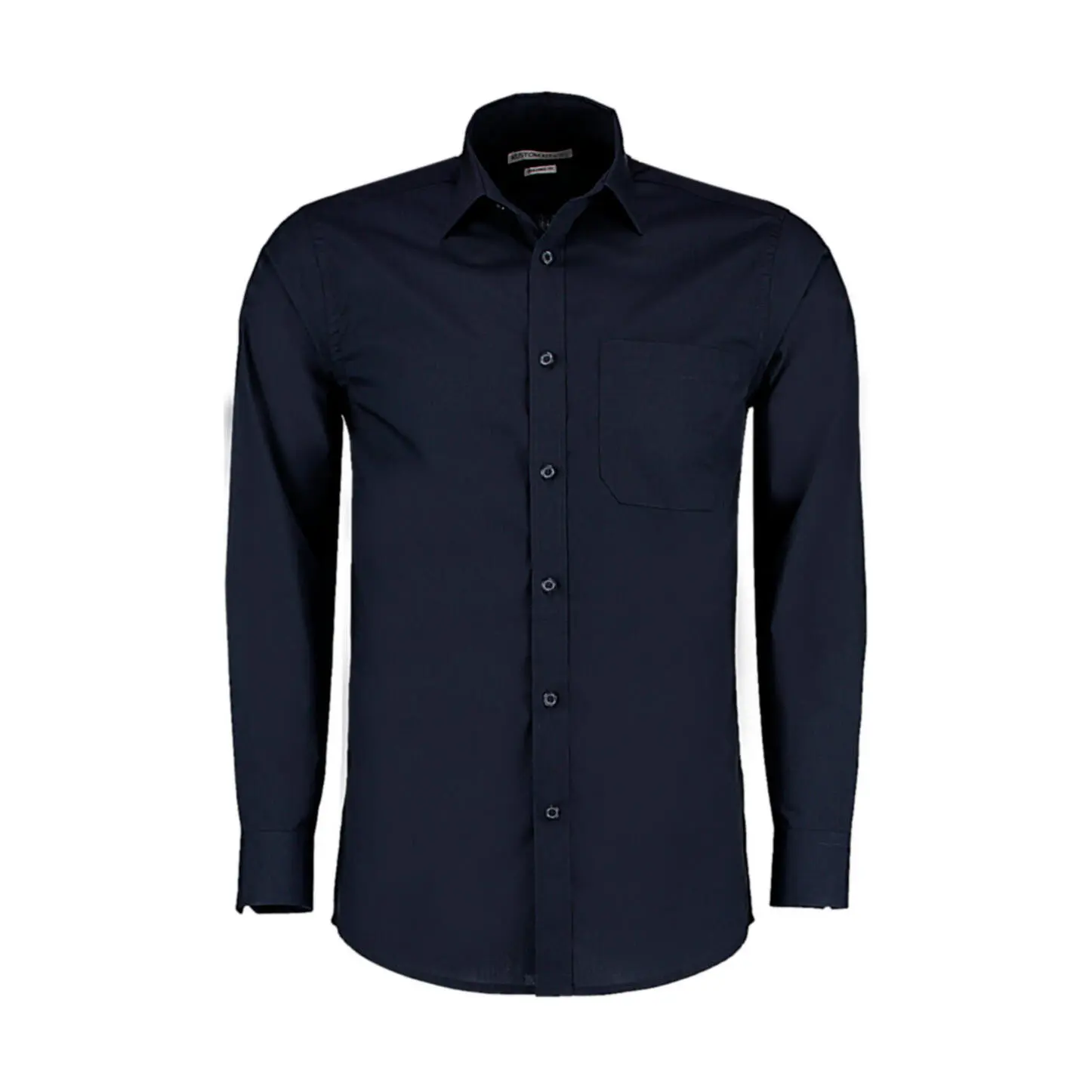 Kustom Kit Unisex Bleu Tailored Poplin Shirt