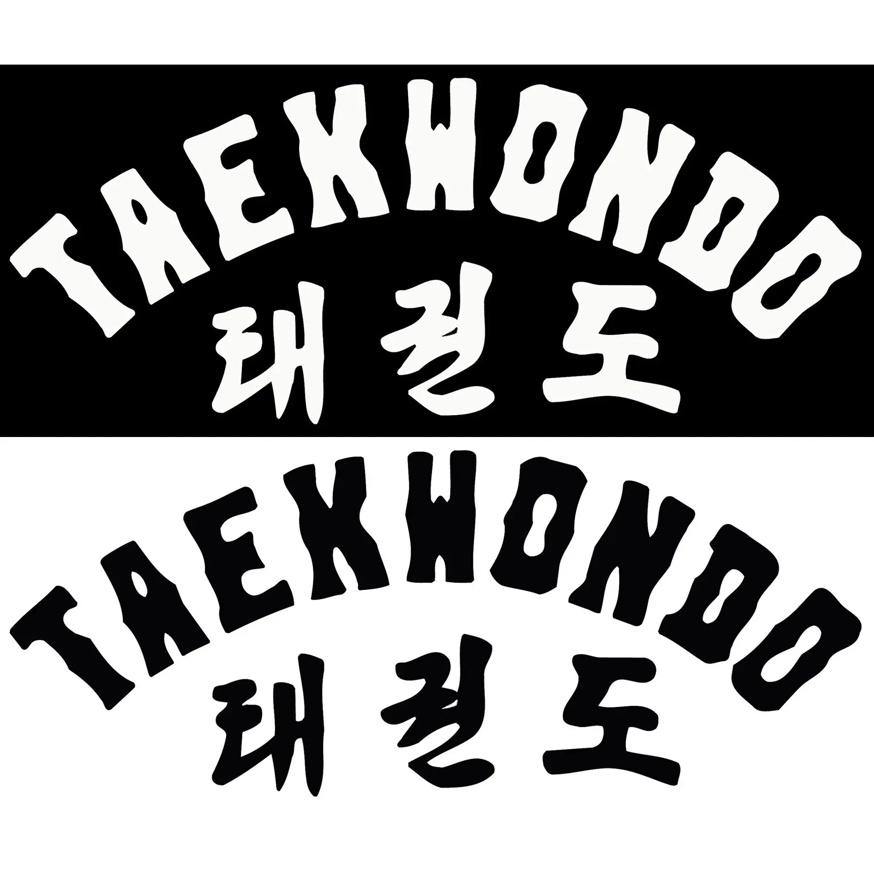Autokleber Latein/Koreanisch Kwon