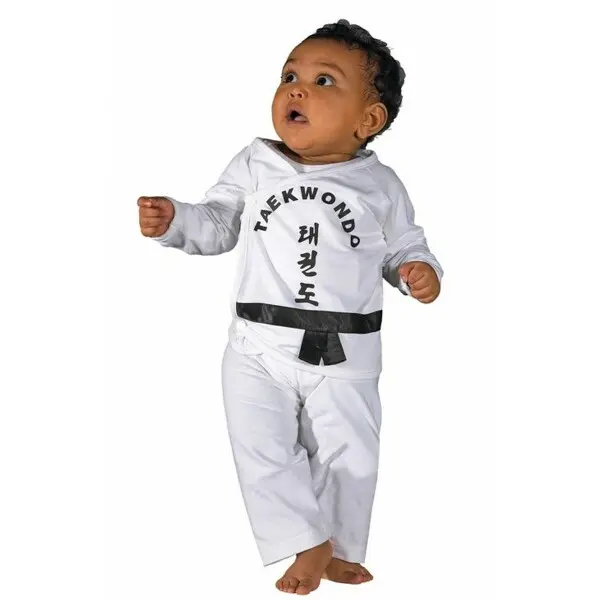 Strampelanzug, Baby Kwon weiß Taekwondo
