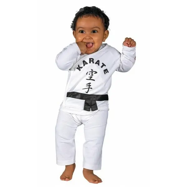Strampelanzug mit Karate-Muster, Baby Kwon