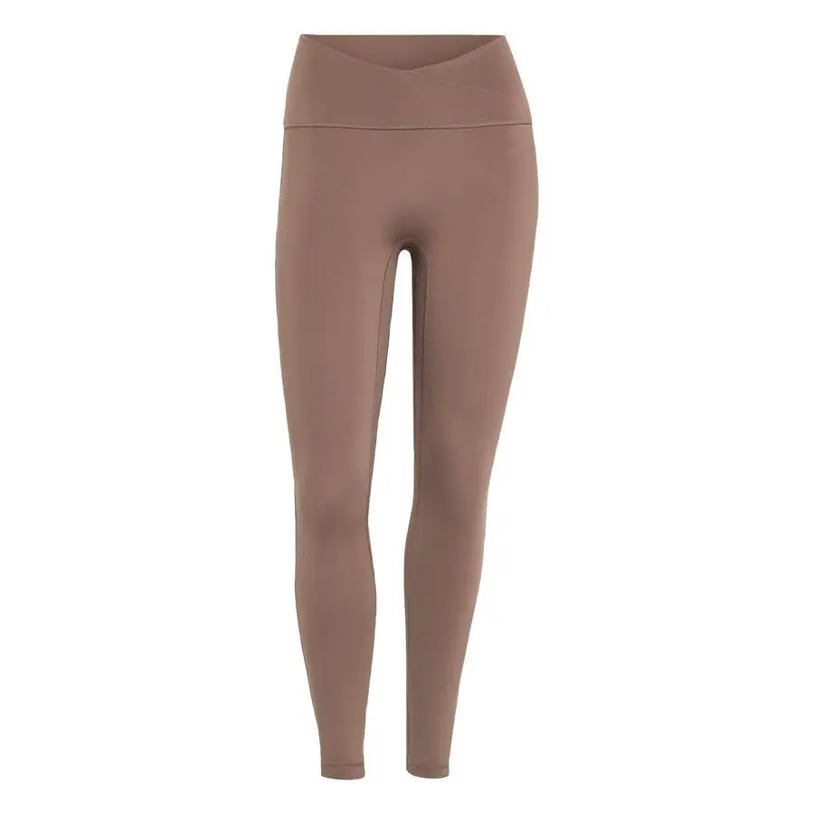 Leggings 7/8 Damen adidas Studio All Me X-Over 3 Stripes