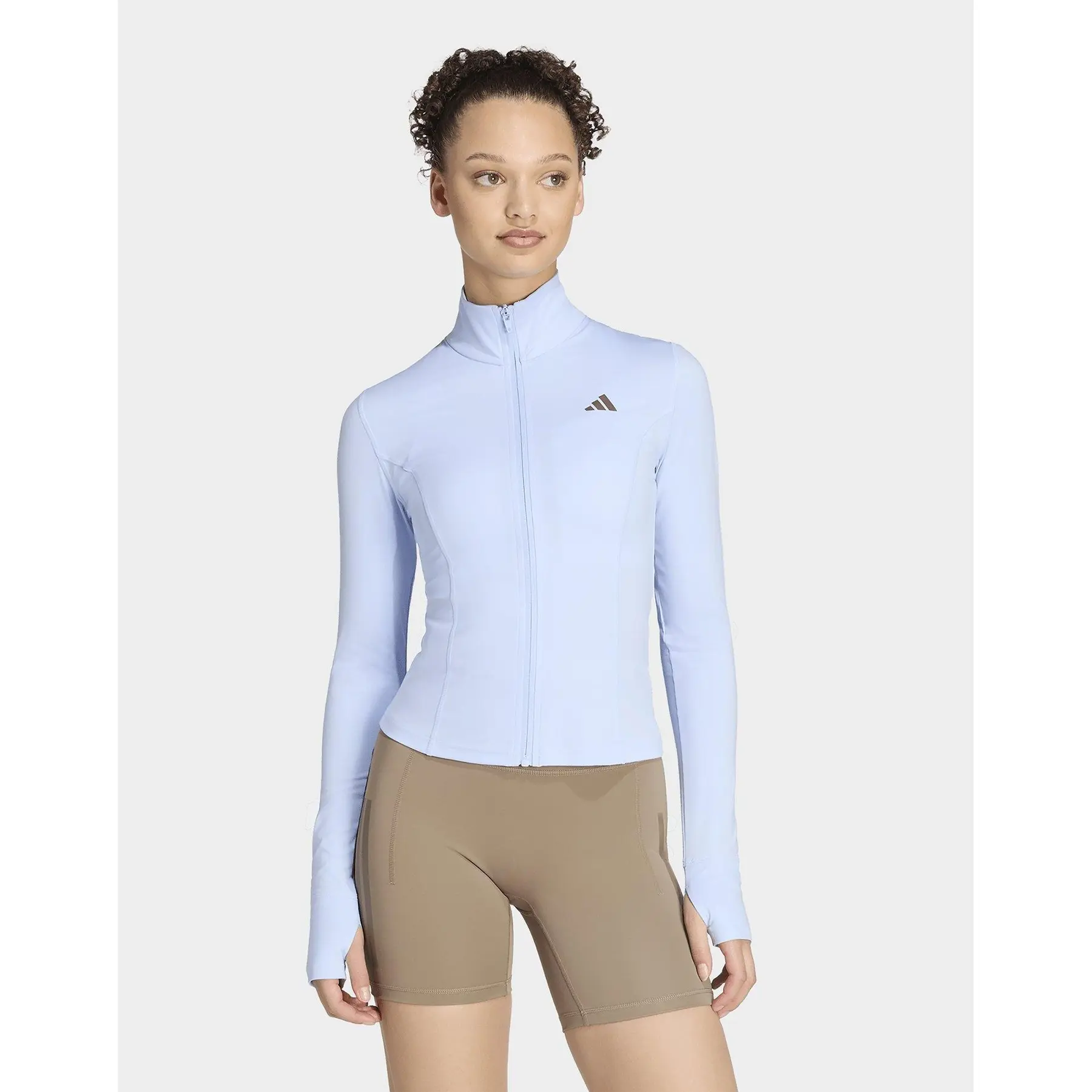 Jacke mit Reißverschluss, Damen adidas Studio 3-Stripes