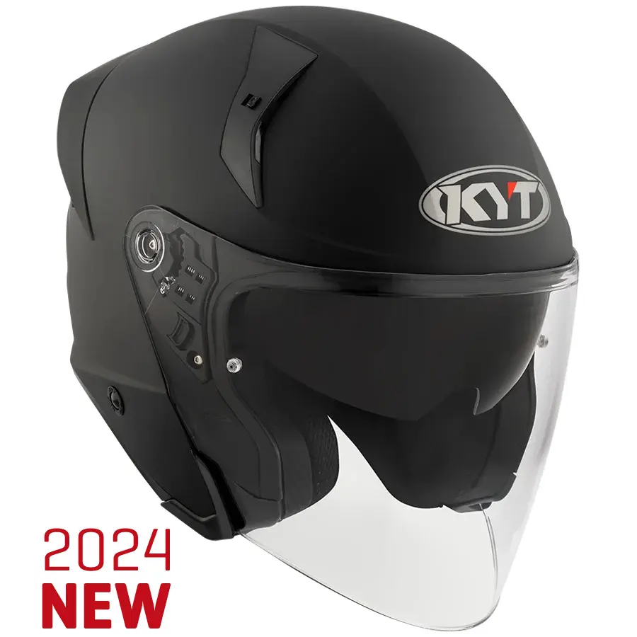 Jet-Motorradhelm Kyt TTR-Jet Plain