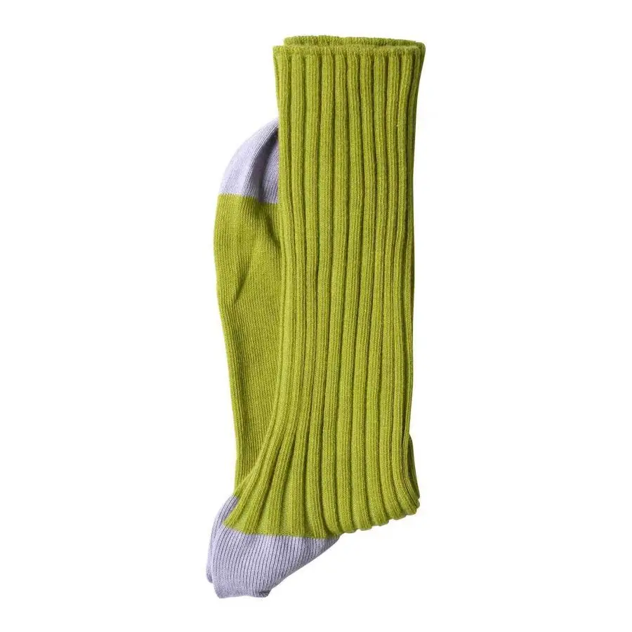 La Cerise Sur Le Gâteau Unisex Vert Football Socks Yvette