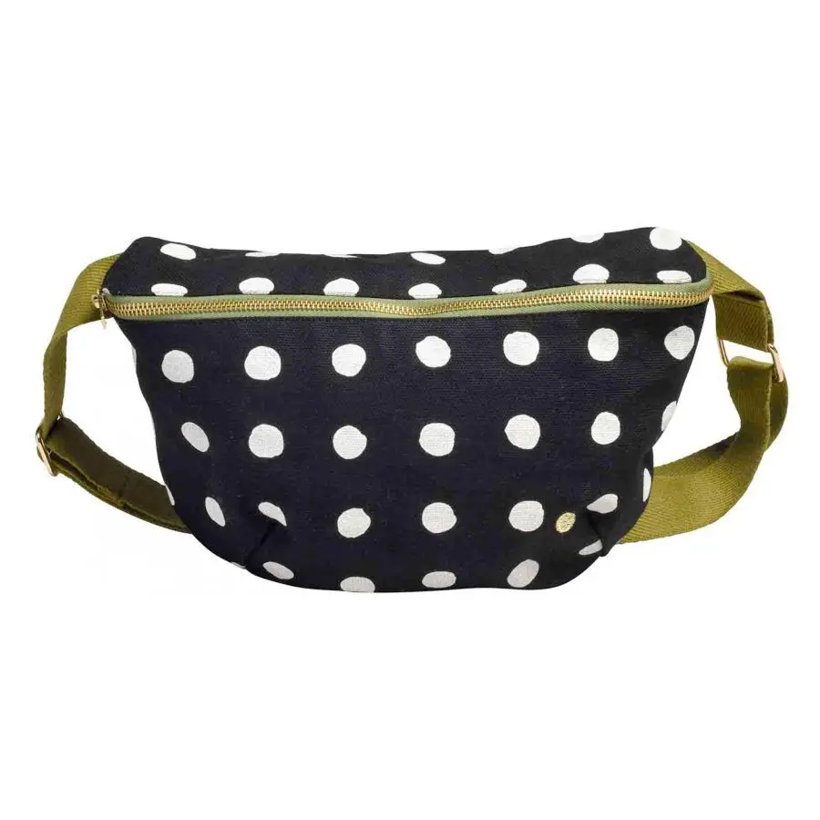 La Cerise Sur Le Gâteau Unisex Noir Fanny Pack Mia