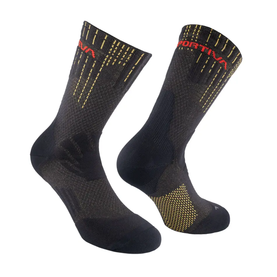 La Sportiva Unisex Noir Football Socks Endurance