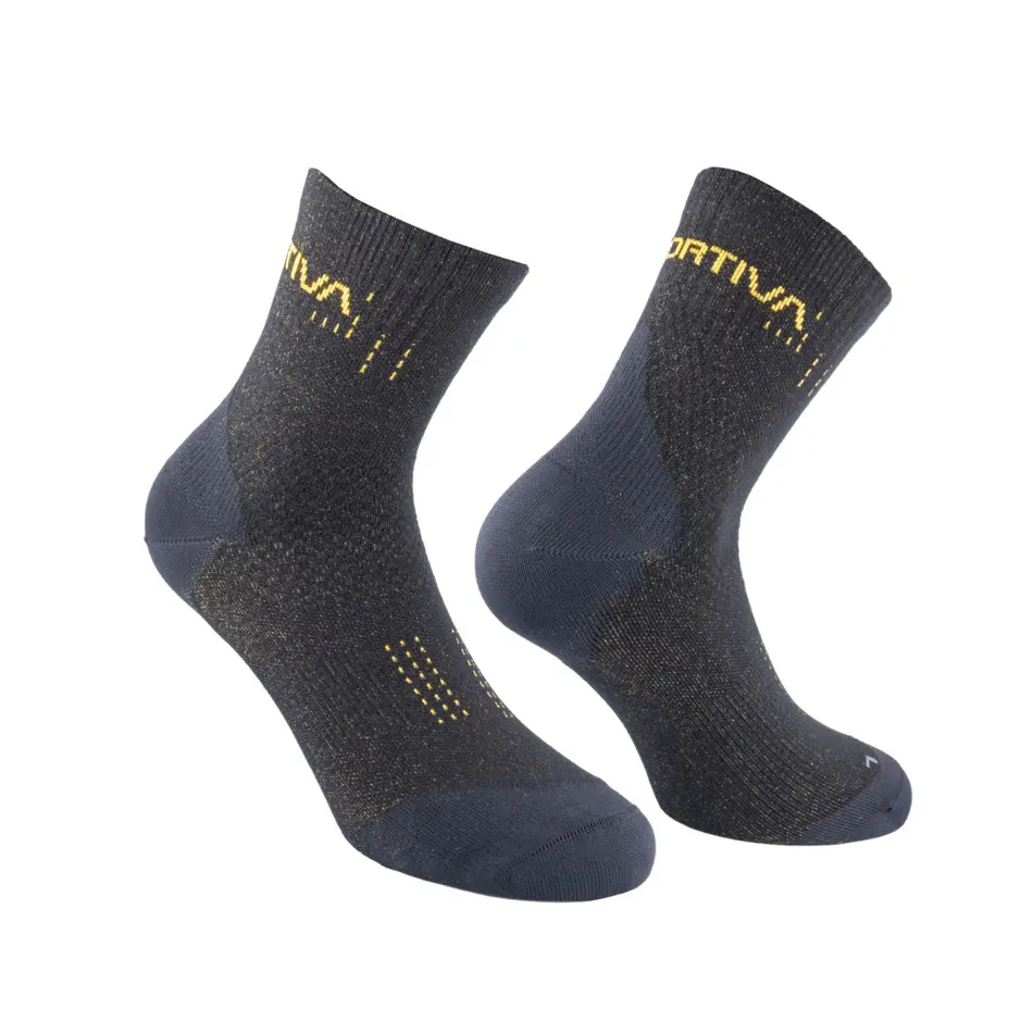 La Sportiva Unisex Noir Football Socks Sprint