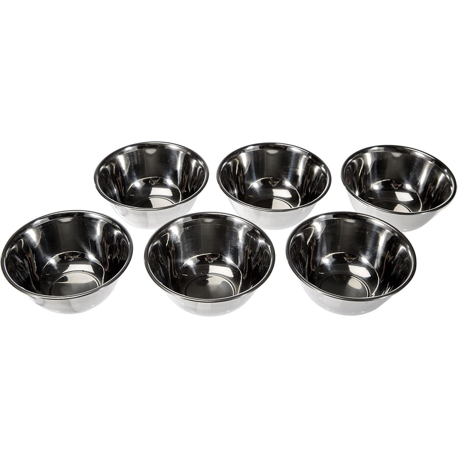 8414271140129 - Set aus 6 kleinen rostfreien Schüsseln Garinox