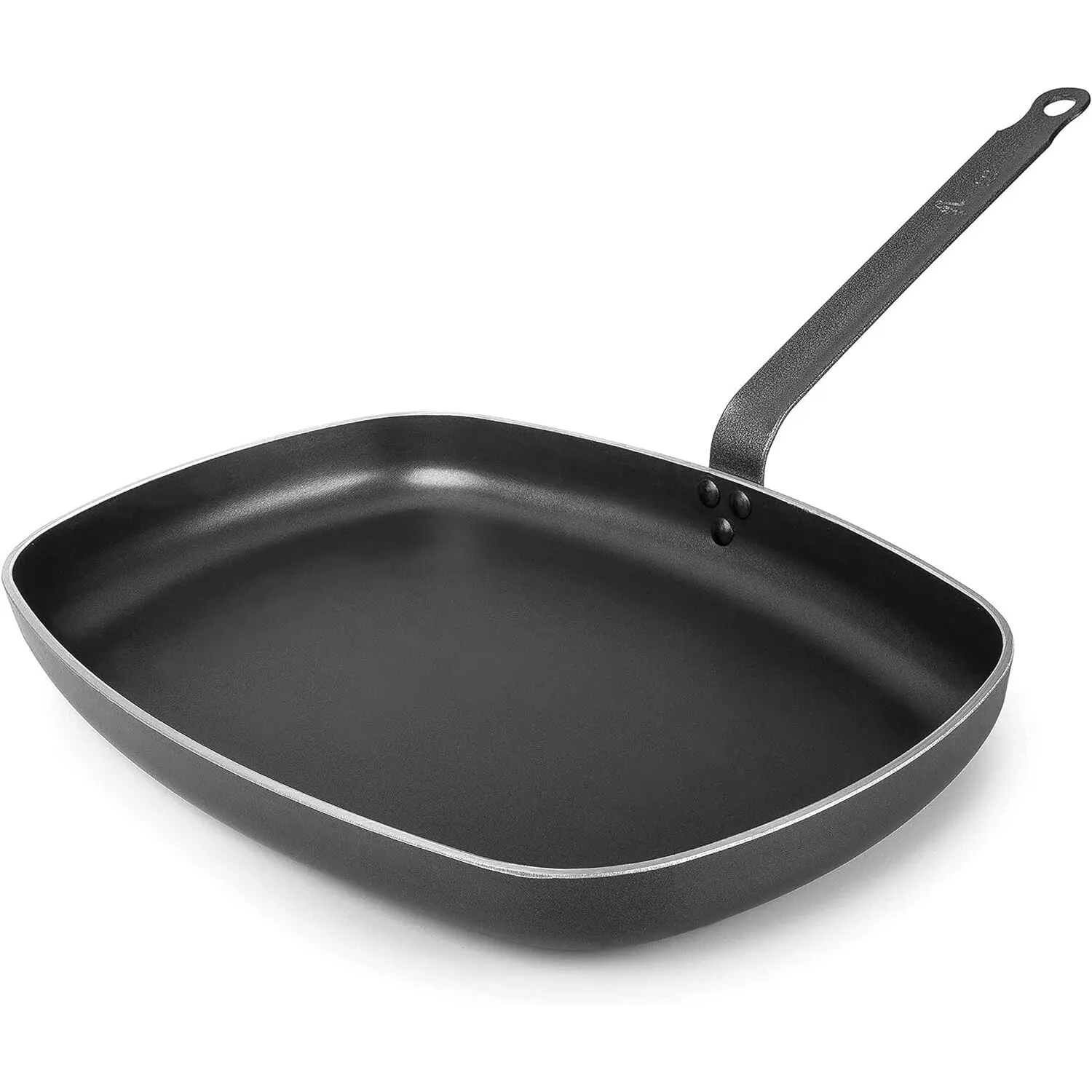 8414271236389 - Robuste rechteckige Pfanne aus antihaftbeschichtetem Aluminium 38x26 cm