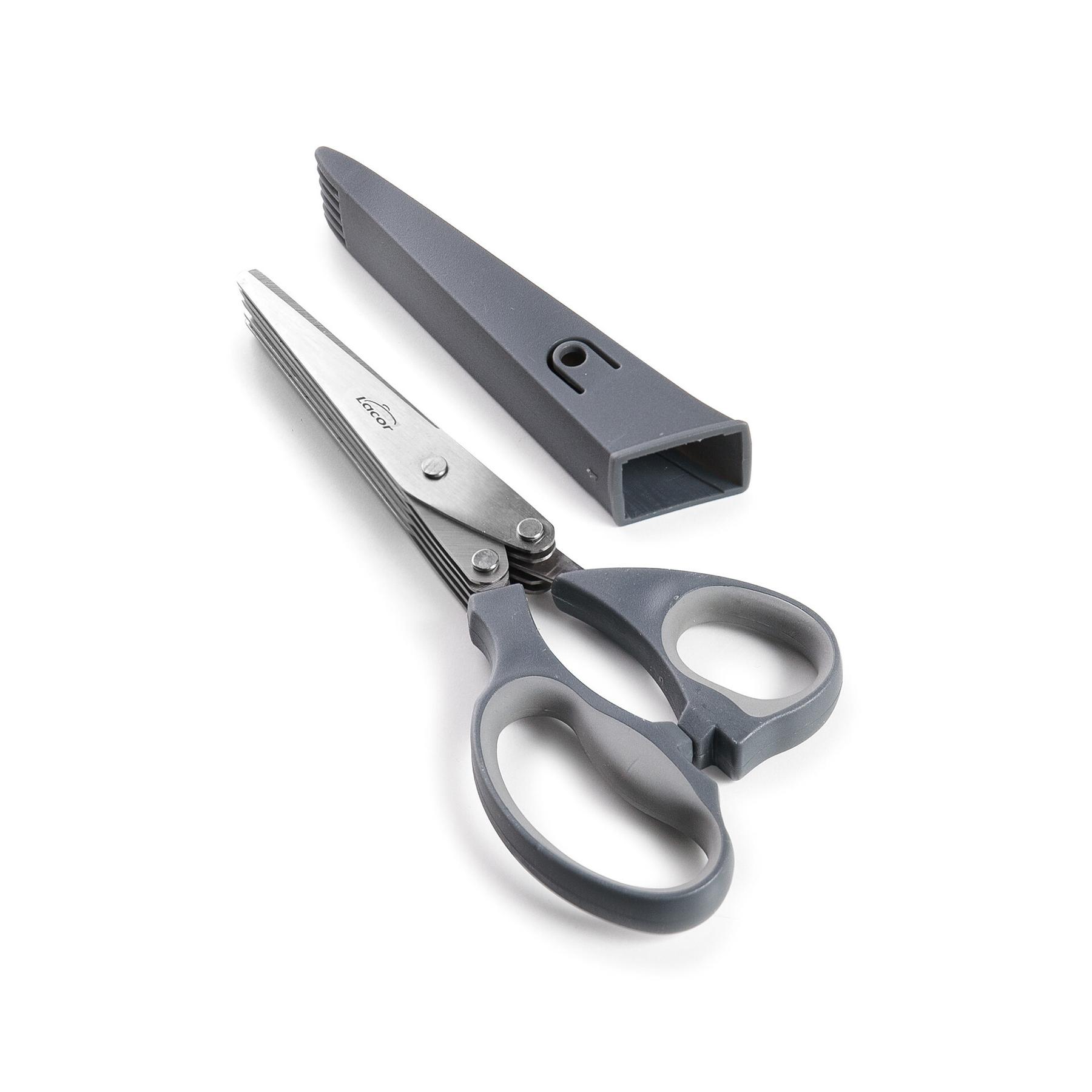 8414271600227 - 5er Schneidescheren mit Kamm für die Reinigung Lacor