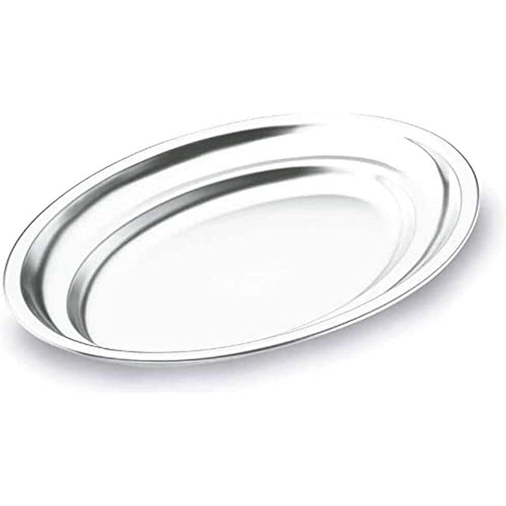 8414271618710 - Ovale Platte Edelstahl 18% cr