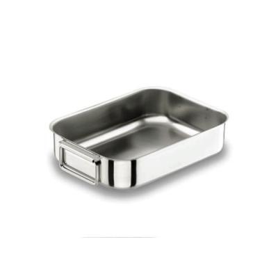 8414271027093 - Auflaufform mit abfallenden Henkeln aus Edelstahl 18 10