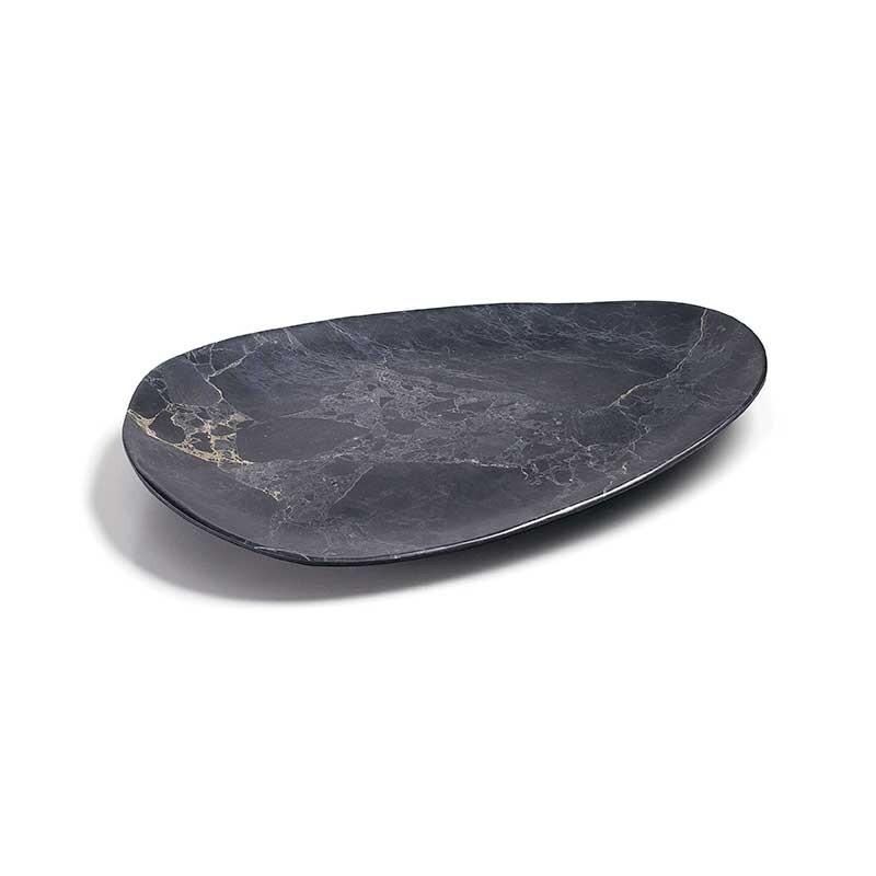 8414271631849 - Ovale Platte aus Melamin Stone