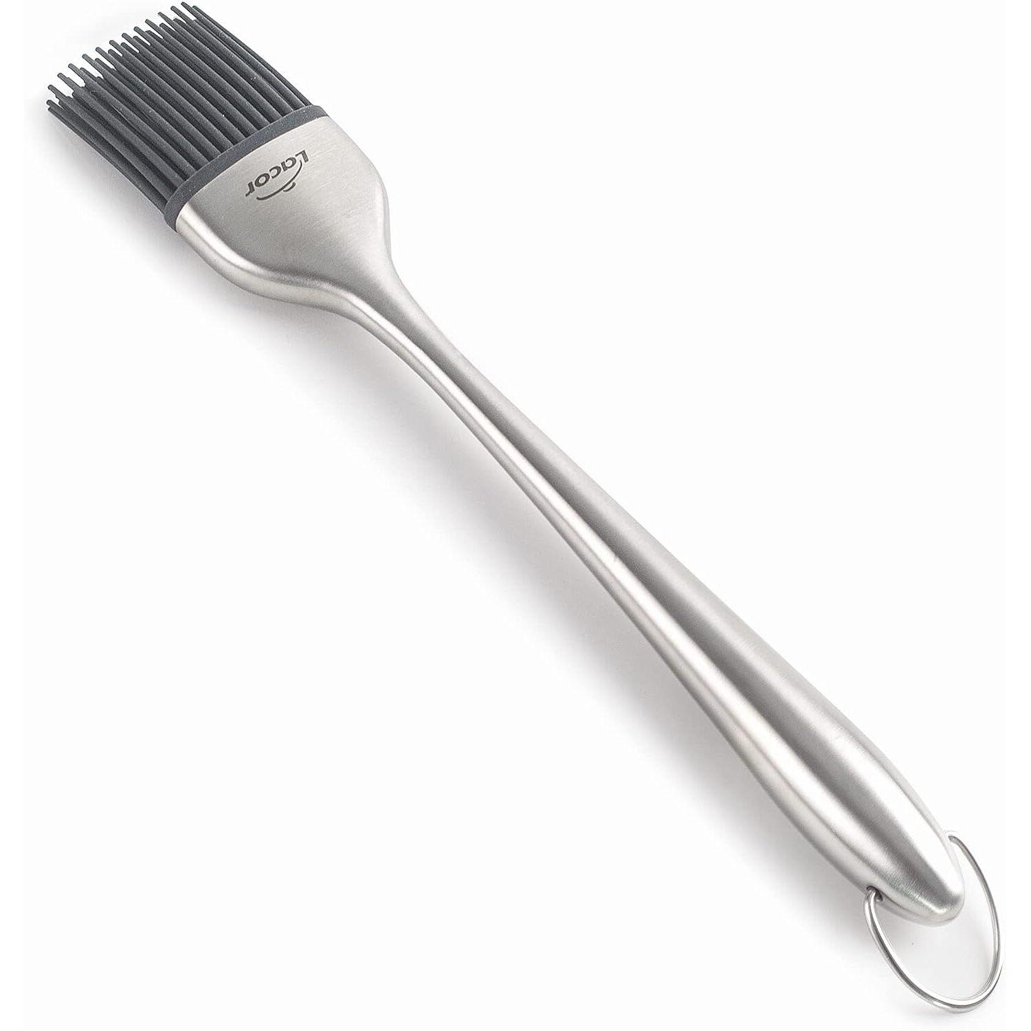 8414271644221 - Küchenpinsel aus Silikon mit Edelstahlgriff Lacor