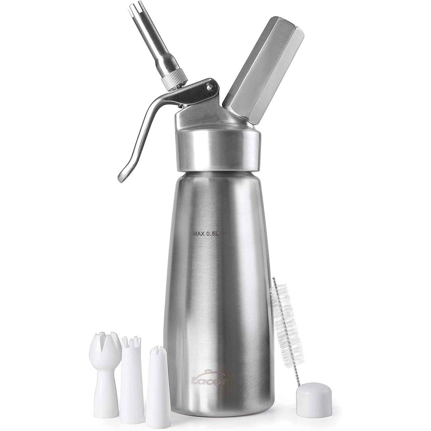 8414271684043 - Sahnesiphon aus Edelstahl + Aluminium Lacor