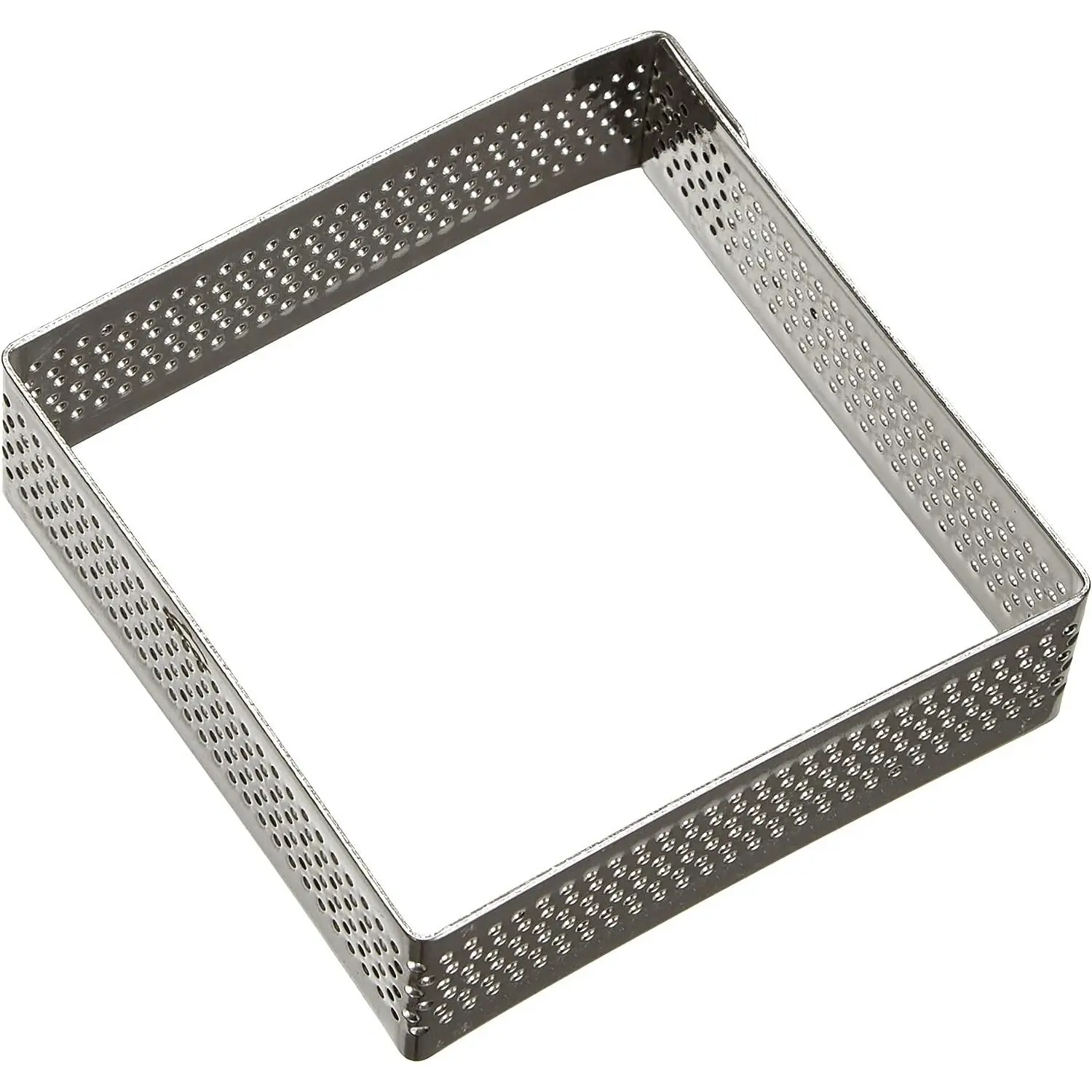 8414271685576 - Quadratische gelochte Tortenform 7x7x2 cm