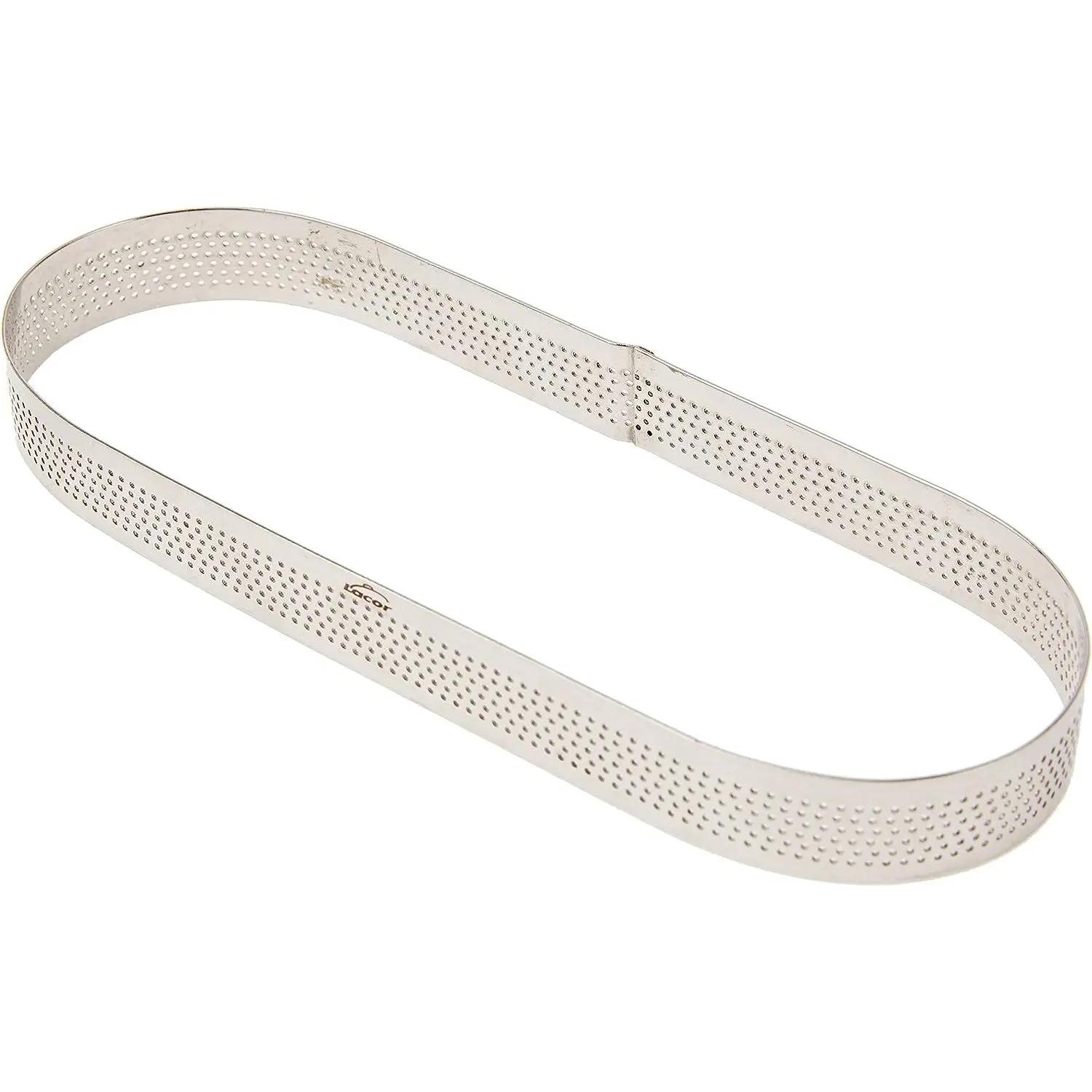 8414271685804 - Ovale gelochte Tortenform Lacor