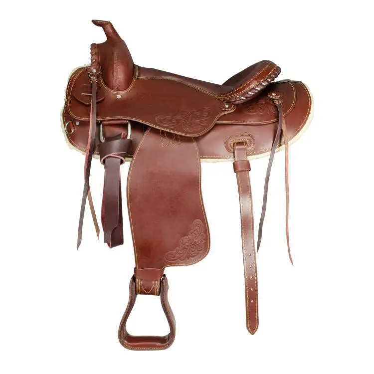 Comparer les prix de Selle de western arrondie pour cheval Lakota Stondata Silver Wire