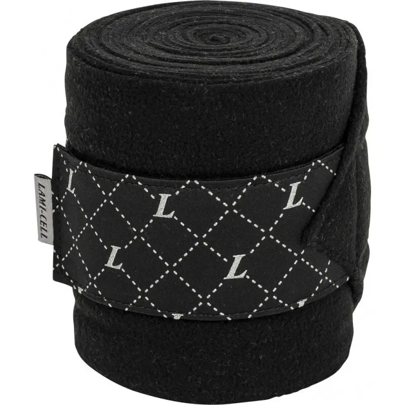 Lami-Cell Noir Polo Wraps For Horse Venus
