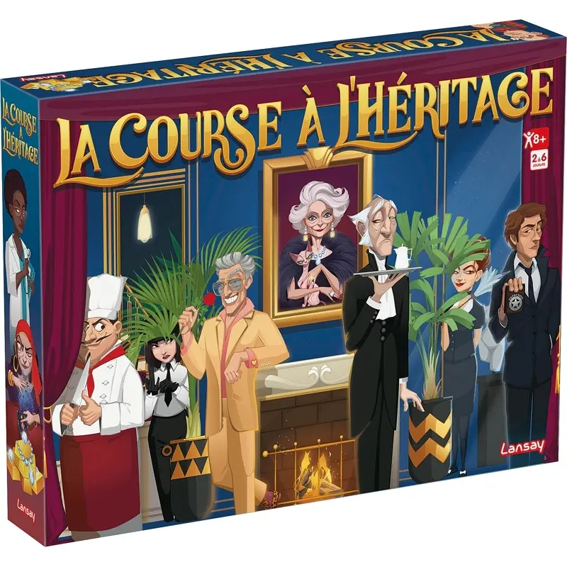 Brettspiele la course à l'heritage Lansay